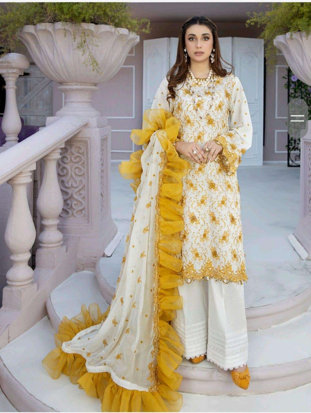 Adan’s Libas Fuchsia Embroidered Chikankari Lawn Collection Vol 3  2023